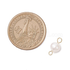 Natural Cultured Freshwater Pearl Round Links&nbsp;PALLOY-JF04219-02