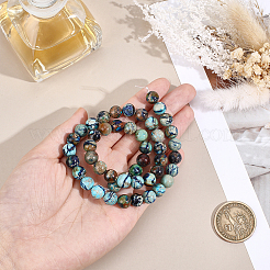 1 Strand Natural Imperial Jasper Bead Strands&nbsp;G-PA0002-62