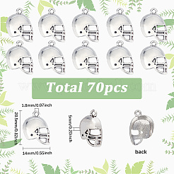 70Pcs Tibetan Style Alloy Pendants&nbsp;FIND-SC0014-09