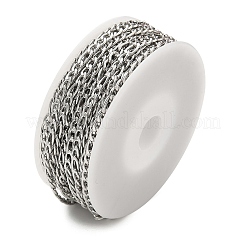 Tarnish Resistant 304 Stainless Steel Figaro Chains&nbsp;CHS-H007-30P