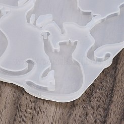 Cat Shape DIY Pendant Silicone Molds&nbsp;DIY-A061-05