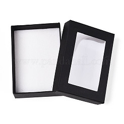 Rectangle Valentines Day Presents Packages Cardboard Jewelry Set Boxes&nbsp;CBOX-S001-90x65mm-02