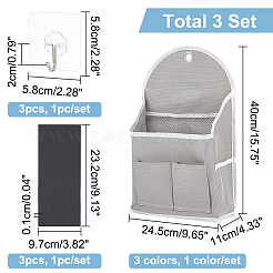3 Sets 3 Style Linen Bedside Caddy for Student Dorm&nbsp;AJEW-WR0001-84