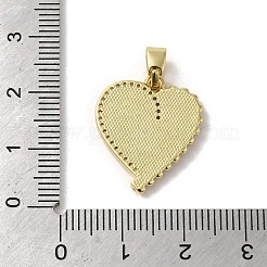 Brass Pave Shell Pendants&nbsp;KK-I708-15A-G