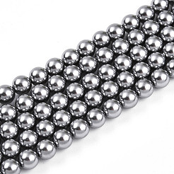 Baking Paint Pearlized Glass Pearl Bead Strands&nbsp;HY-N002-5mm-A01