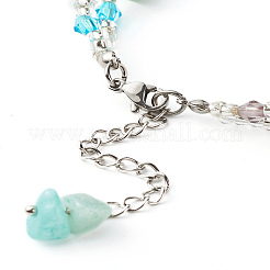 Glass Round Seed Beads Multi-strand Bracelet for Teen Girl Women&nbsp;X1-BJEW-TA00018