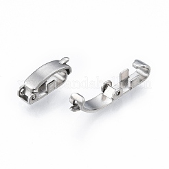 Non-Tarnish 304 Stainless Steel Fold Over Clasps&nbsp;STAS-N092-169