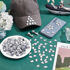250Pcs Acrylic Rhinestone Cabochons&nbsp;GACR-FG0001-13