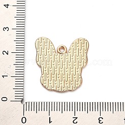 Animal Puppy Alloy Enamel Pendants&nbsp;FIND-V001-03G-03