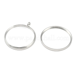 304 Stainless Stee Locket Pendants&nbsp;STAS-S132-16P-06