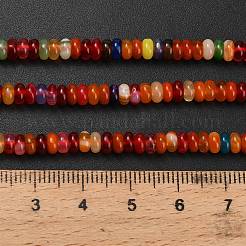 Natural Agate Beads Strands&nbsp;G-L635-A01-4x2mm-03