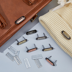 12 Sets 3 Colors Alloy & Iron Handmade Label Tags&nbsp;FIND-FH0018-15