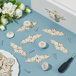 Flower Aluminum Door Handles&nbsp;FIND-WH0816-017