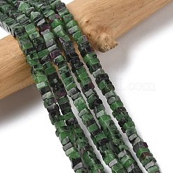 Natural Ruby in Zoisite Beads Strands&nbsp;G-A280-C09-01