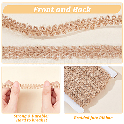 20M Braided Burlap Ribbon&nbsp;OCOR-PH0003-85C