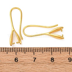 Brass Earring Findings&nbsp;KK-D378-05G