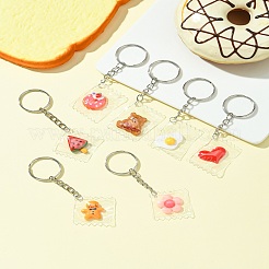 7Pcs Resin Keychain&nbsp;KEYC-FS00019