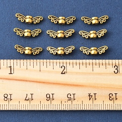 100Pcs Tibetan Style Alloy Fairy Wing Beads&nbsp;TIBEB-FS0001-14