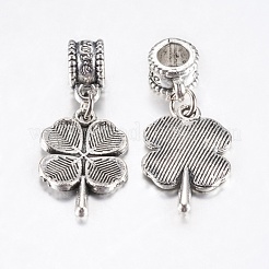 Tibetan Style Alloy European Dangle Charms&nbsp;PALLOY-F199-30AS