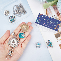 DIY Ocean Theme Office Lanyard ID Badge Holder Necklace Making Kit&nbsp;DIY-SC0021-49