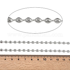 304 Stainless Steel Oval Link Chains&nbsp;CHS-K026-01D-P
