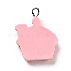 Christmas Opaque Resin Pendants&nbsp;RESI-G043-B01