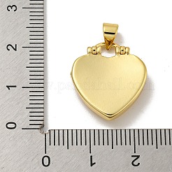 Brass Micro Pave Cubic Zirconia Pendants&nbsp;KK-N254-135C-G