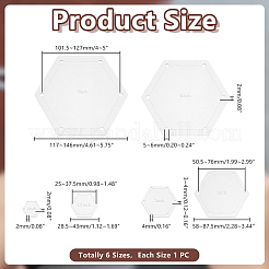 Acrylic Template Kit&nbsp;TOOL-WH0155-247B
