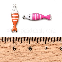 304 Stainless Steel Enamel Charms&nbsp;STAS-Q363-14J-P