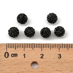 Handmade Polymer Clay Disco Ball Beads&nbsp;RB-R040-6mm-06