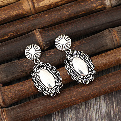 Bohemian Alloy Stud Dangle Earrings&nbsp;WG1B8C4-01