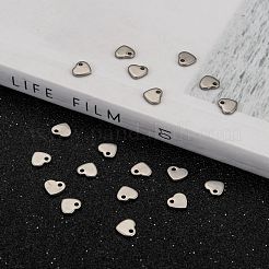 Tarnish Resistant Handmade Gifts Ideas for Valentines Day 304 Stainless Steel Stamping Blank Tag Pendants&nbsp;STAS-Q073