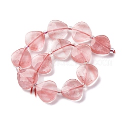 Cherry Quartz Glass Beads Strands&nbsp;G-P570-E01-02
