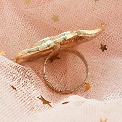 Alloy Open Cuff Rings&nbsp;LS-RJEW-K287-03B-MG