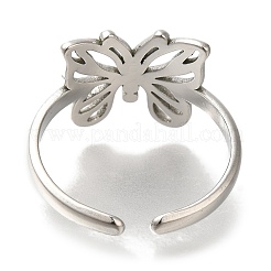 304 Stainless Steel Cuff Rings&nbsp;RJEW-Z074-18P