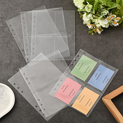 30Pcs 3 Styles Plastic Insert Photo Album Refill Core Card Binder Pages&nbsp;FIND-SP0004-57B