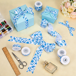 Polyester Grosgrain Ribbons&nbsp;OCOR-WH0070-337