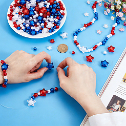 540Pcs Round Star Plastic & Acrylic Beads Findings Kits&nbsp;DIY-GA0009-16