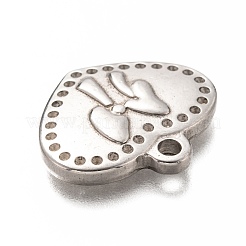 Tarnish Resistant 304 Stainless Steel Pendants Rhinestone Settings&nbsp;LS-STAS-H126-24AS