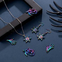 12Pcs 3 Style Plated Alloy Pendants&nbsp;FIND-LS0001-44MC