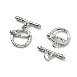 Brass Toggle Clasps&nbsp;KK-B129-18P