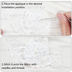 14Pcs 7 Styles Polyester Sewing Decorate&nbsp;DIY-CY0003-27