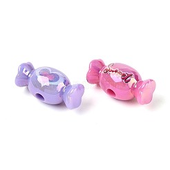 UV Plating Opaque Acrylic Beads&nbsp;PACR-T018-03M