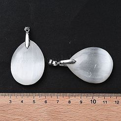 Natural Selenite Big Pendants&nbsp;G-M091-01A