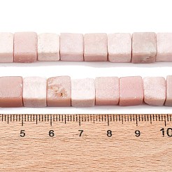 Natural Pink Opal Beads Strands&nbsp;G-B155-C12-8x8mm
