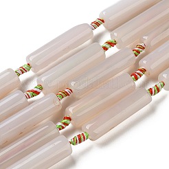 Natural Grey Agate Beads Strands&nbsp;G-A312-A01-01