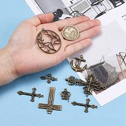 Tibetan Style Alloy Pendants&nbsp;TIBEP-X0005-03-AB