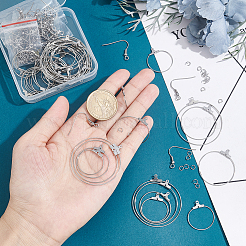 DIY Circle Drop Earring Making Kit&nbsp;DIY-UN0004-10