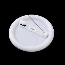 Round Plastic Brooch Base Settings&nbsp;KY-D025-02A
