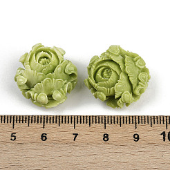 Synthetic Coral Dyed Carved Beads&nbsp;X1-SHEL-D001-01B